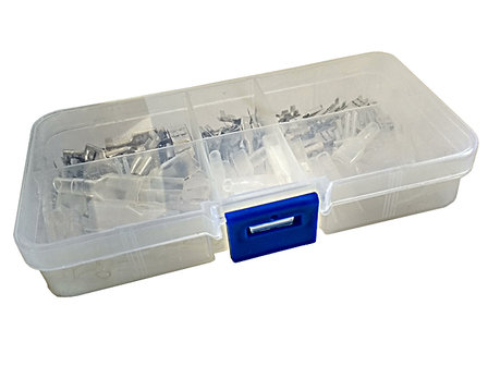  270-teilige Kabelschuhe f&uuml;r M&auml;nner / Frauen in handlicher Aufbewahrungsbox 2,8 mm / 4,8 mm / 6,4 mm