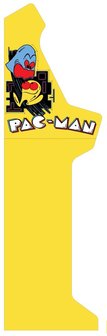 Arcade Bartop + Onderstel Vinyl Stickerset &#039;Pac-Man&#039; 