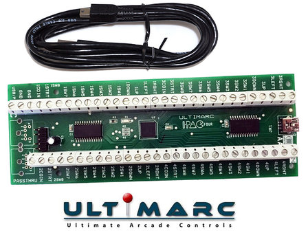  Interface USB d&#039;encodeur clavier Ultimarc I-PAC 4