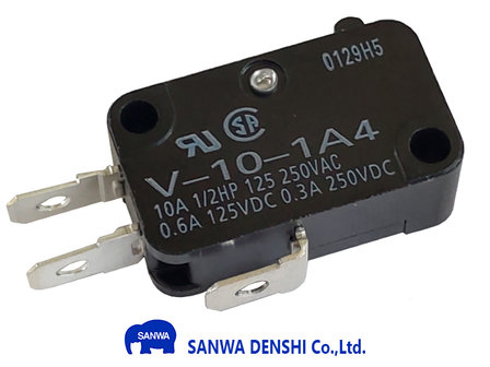 Microrupteur Sanwa MS-O-3 avec bornes de connexion 4,8 mm NO / NC