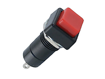 Suzo Happ Mini bouton poussoir momentan&eacute; carr&eacute; rouge pour arcade, flipper, jukebox etc.