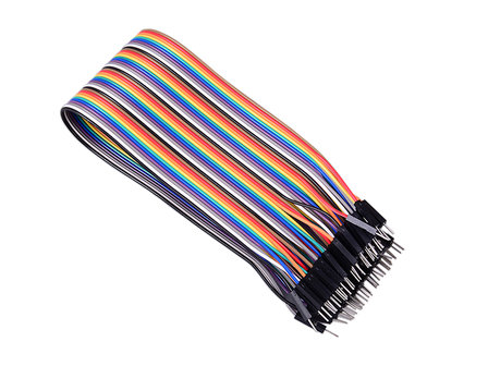 30cm 40-pins Male-Male Dupont Jumper Kabel voor Arduino & Raspberry Pi 