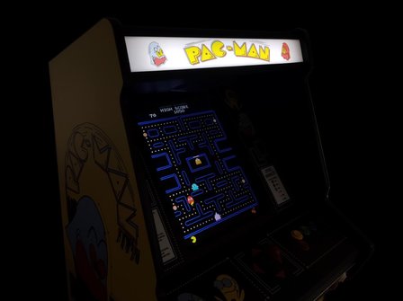 Premium 2-player Vertical Pac-Man Arcade Cabinet (demo model)