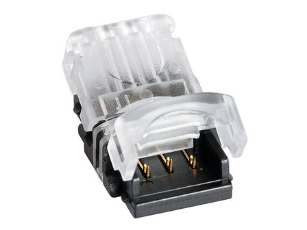 3-Pin 10mm Led-Streifen-zu-Kabel-Verbindung f&uuml;r WS2812B, WS2811, Doppelte wei&szlig;e Led-Streifen
