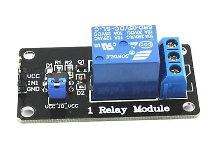 1 kanaals 5V Relais Module Board met Optocoupler voor o.a. Arduino, Raspberry Pi, Pc 