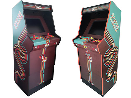 2-Player &#039;Arcade Classics&#039; Royal Video Compact Upright Arcade Cabinet