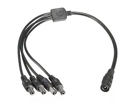 4-Way 5.5mm DC Power Cable Splitter
