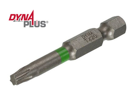 DynaPlus Screw Bit 50MM TX-20 Green Marked