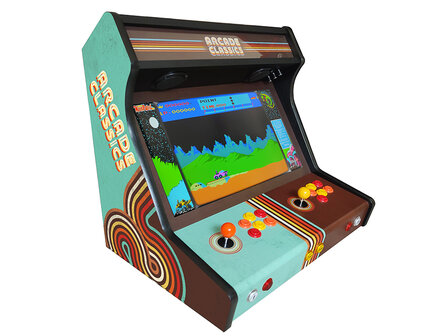 Premium Arcade Classics WBE Arcade Bartop mit Multi Platform Gaming System