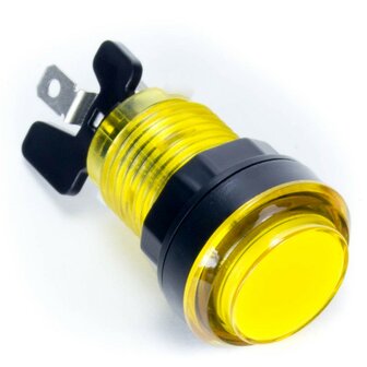 Translucent Led Arcade Push Button Yellow