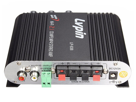 De lucht Clancy hooi 2.1 channel 12V Stereo Amplifier, 2x25W + 45W - Arcade-Expert, Your Retro  Arcade Gaming Store