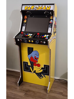 Beispiel Pac-Man WBE Bartop mit Fahrgestell
