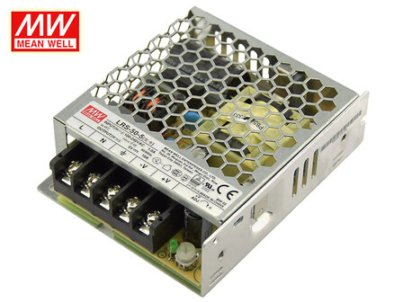 Mean Well 5V 10A AC/DC MW-LRS-35-5 Alimentation &agrave; d&eacute;coupage