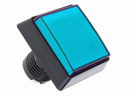 50x50mm Square HP Led Arcade Push Button Light Blue