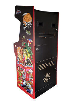 2-player Almighty &#039;Multicade Red&#039; Upright Arcade Cabinet 
