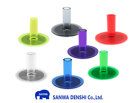 Sanwa JLF-CD Translucent Shaft &amp; Dust Cover Set