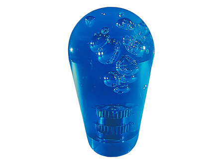 Transparante Battop Joystick Hendel Met Grote Bubbels Blauw