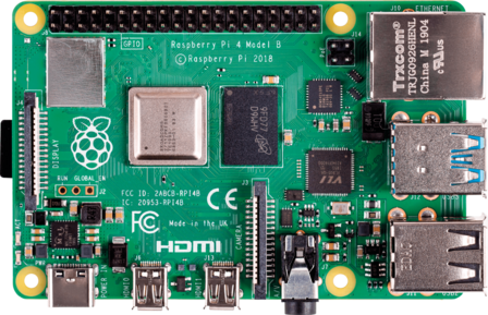 Raspberry Pi 4 Model B 4GB Kit met Batocera Frontend ,12.000+ games, 128GB Samsung EVO SD kaart    