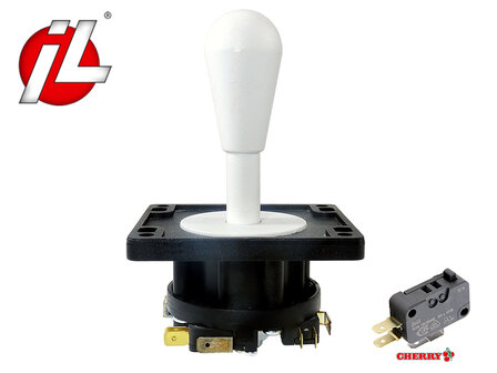 IL Eurojoystick 2 White with Cherry D44X microswitches