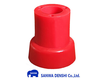 Sanwa JLF-P-W 16,7mm Oversized Nylon Actuator Rood Voor Sanwa JLF en JLX Serie Joysticks