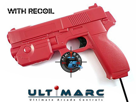 Ultimarc AimTrak Lichtpistole mit Recoil Rot 