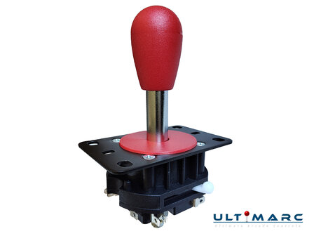 Ultimarc Mag Stik Plus &#039;Pull to Switch&#039; 4/8-way Arcade Joystick Rood