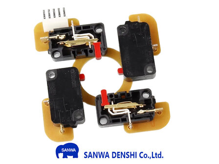 Sanwa TP-MA Microswitch PCB voor JLF Serie Joysticks  