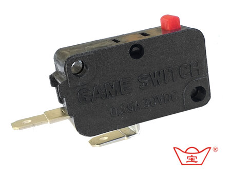 Baolian Game Switch 150gr. Heavy Duty Microswitch, N.O. 3A 125/250VAC  