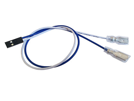 C&acirc;ble de connexion de la carte d&#039;interface avec connecteur &agrave; 2 broches (Dupont) et connecteurs de micro-interrupteurs de 4,8 mm 