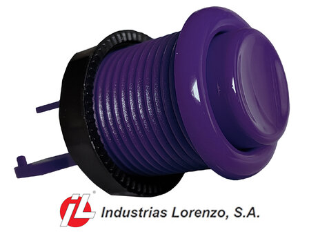 IL PSL-H Concave Classic Arcade Push Button Violet