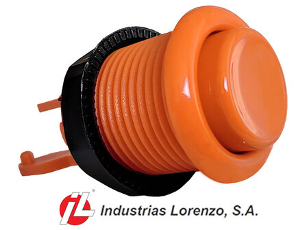 IL PSL-H Concave Classic Arcade Push Button Orange