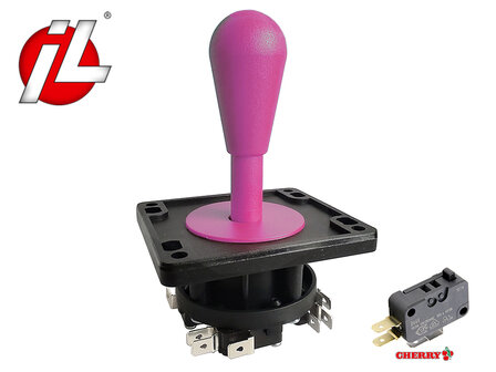 IL Eurojoystick 2 Roze met Cherry D44X microswitches 