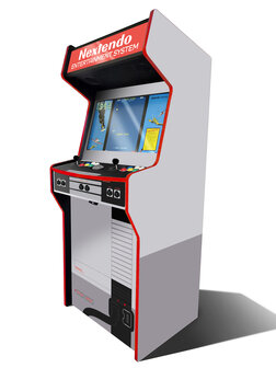 Cabinet d&#039;arcade vid&eacute;o vertical personnalis&eacute; Almighty &#039;Nextendo&#039; &agrave; 2 joueurs 