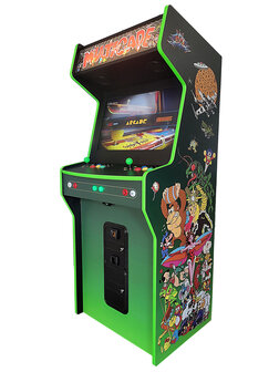 2-Player Almighty &#039;Multicade Groen&#039; Custom Upright Arcadekast