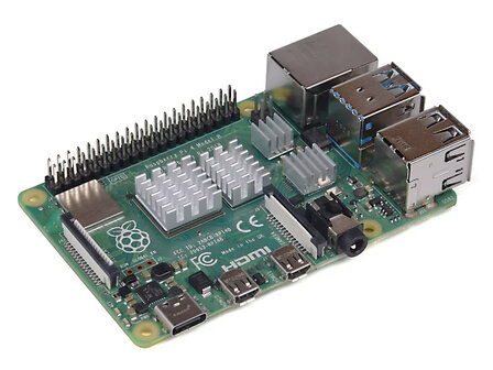 Raspberry Pi 4 B Aluminium Koellichaam / Heatsinks, Set van 4 stuks 