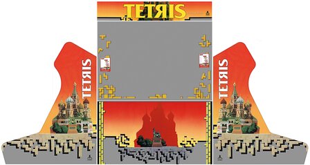 Arcade Bartop Vinyl Stickerset &#039;Tetris&#039; 