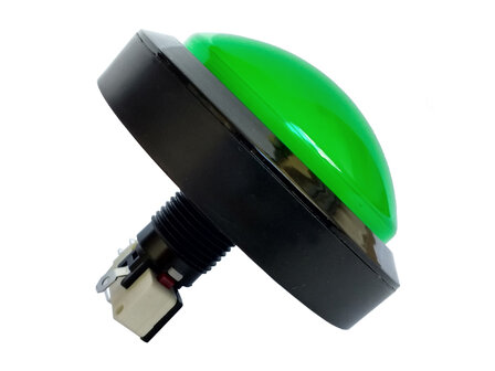 100mm Jumbo Dome Arcade Drukknop Groen