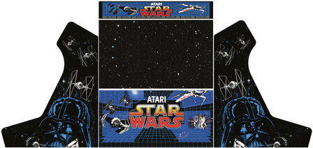 Arcade Bartop Vinyl Stickerset 'Star Wars'  