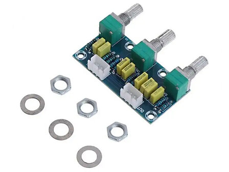 Orchid Audio Stereo 2-kanaals Volume / Bass / Trebble Passieve Inbouw Toonregelaar