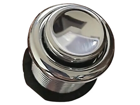 Concave Classic Arcade Drukknop Chroom  