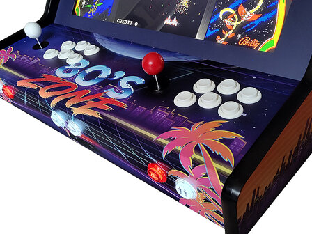 Premium Custom 'Time Machine' UWBE 2-player Arcade Bartop Cabinet 