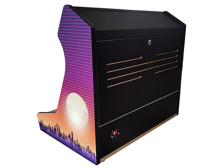 Premium Custom 'Time Machine' UWBE 2-player Arcade Bartop Cabinet 