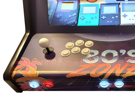Premium Custom 'Time Machine' UWBE 2-player Arcade Bartop Cabinet 