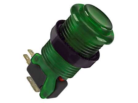 IL PSL-L Concave Classic Transparante Arcade Drukknop Groen