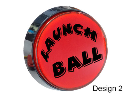 60mm HP Virtual Pinball Launch Button in Diverse Kleuren 