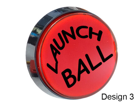 60mm HP Virtual Pinball Launch Button in Diverse Kleuren 