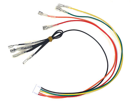 Joystick Adapterkabel - 5-Pin JST-XH naar 8x 4.8mm Microswitch Terminal