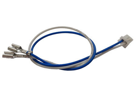 2-Pin JST-XH Kabel met 4,8 mm Spade Connectors -- 35cm (voor o.a. DragonRise &amp; EasyGet interface boards)