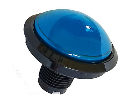 63mm Low Profile Dome Led Push Button Blue