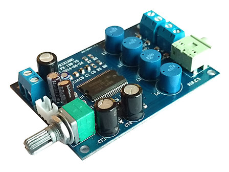  Carte amplificateur st&eacute;r&eacute;o 2x 20W classe D avec puce de processeur Yamaha 9 ~ 14V/DC